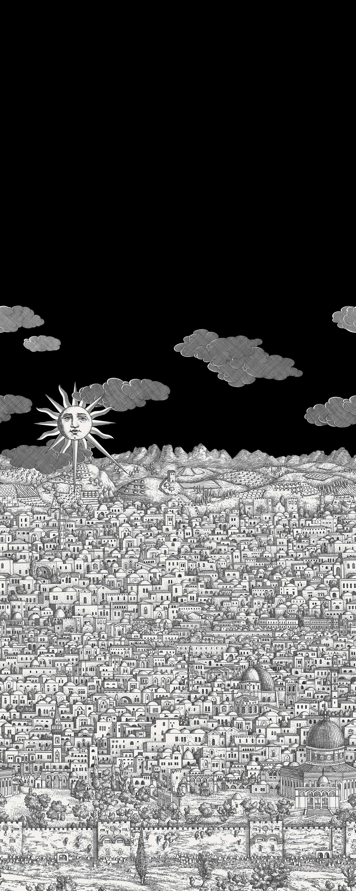Vista Mediterranea 123/3012 paneelitapetti L140xK350cm