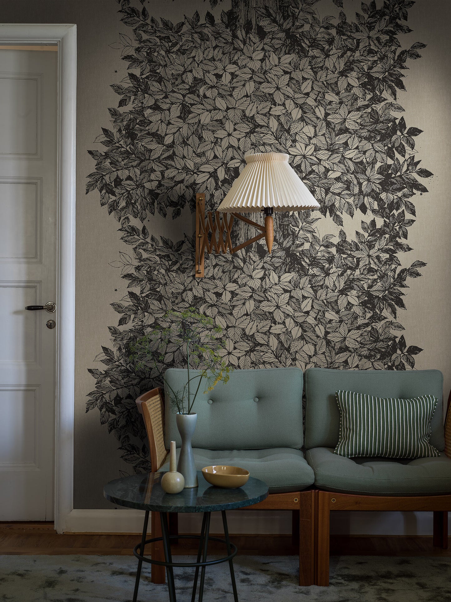 Viola Gråsten Hassel 1951 paneelitapetti