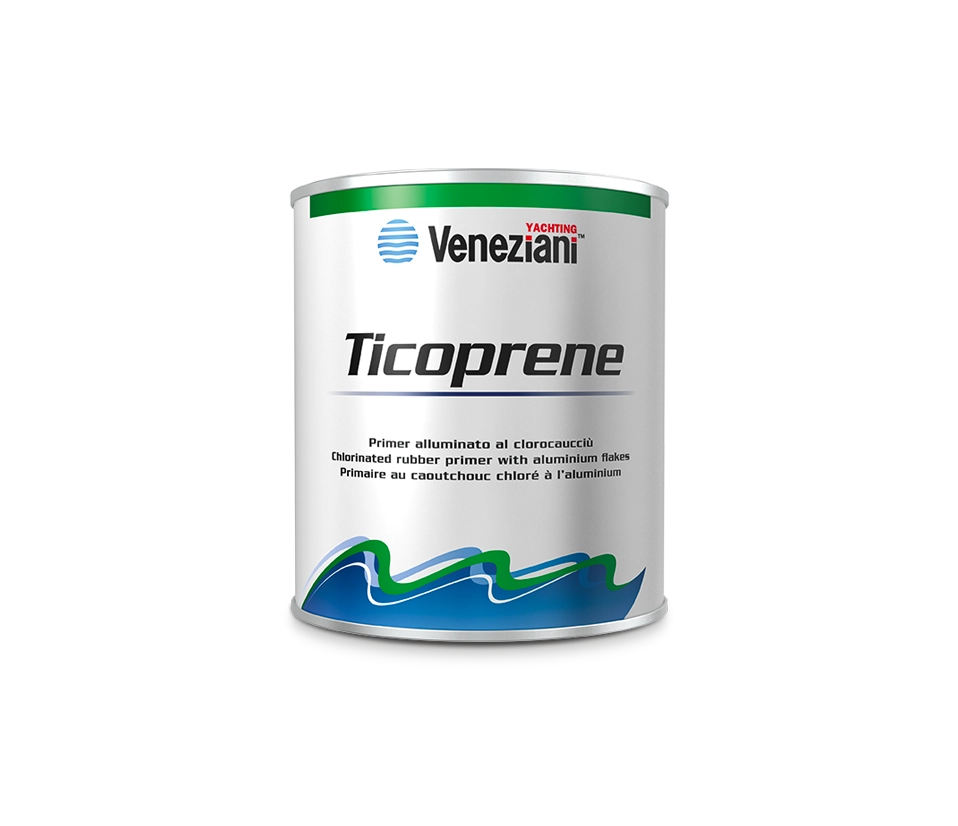 TICOPRENE 1K pohjamaali puuveneille 0,75L