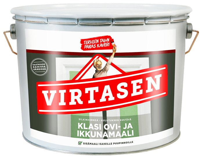 Virtasen Klasi Ovi- ja ikkunamaali, kiiltävä, 0,9 L
