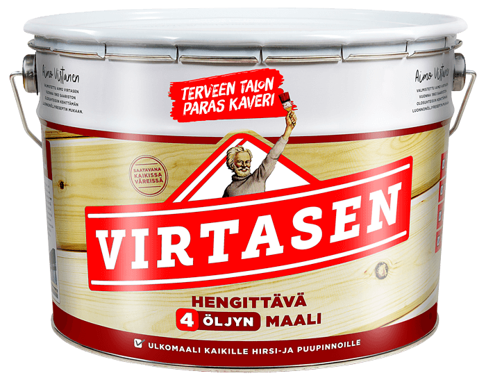 Virtasen 4 Öljyn Maali (Saariston Värit) 2.7 L