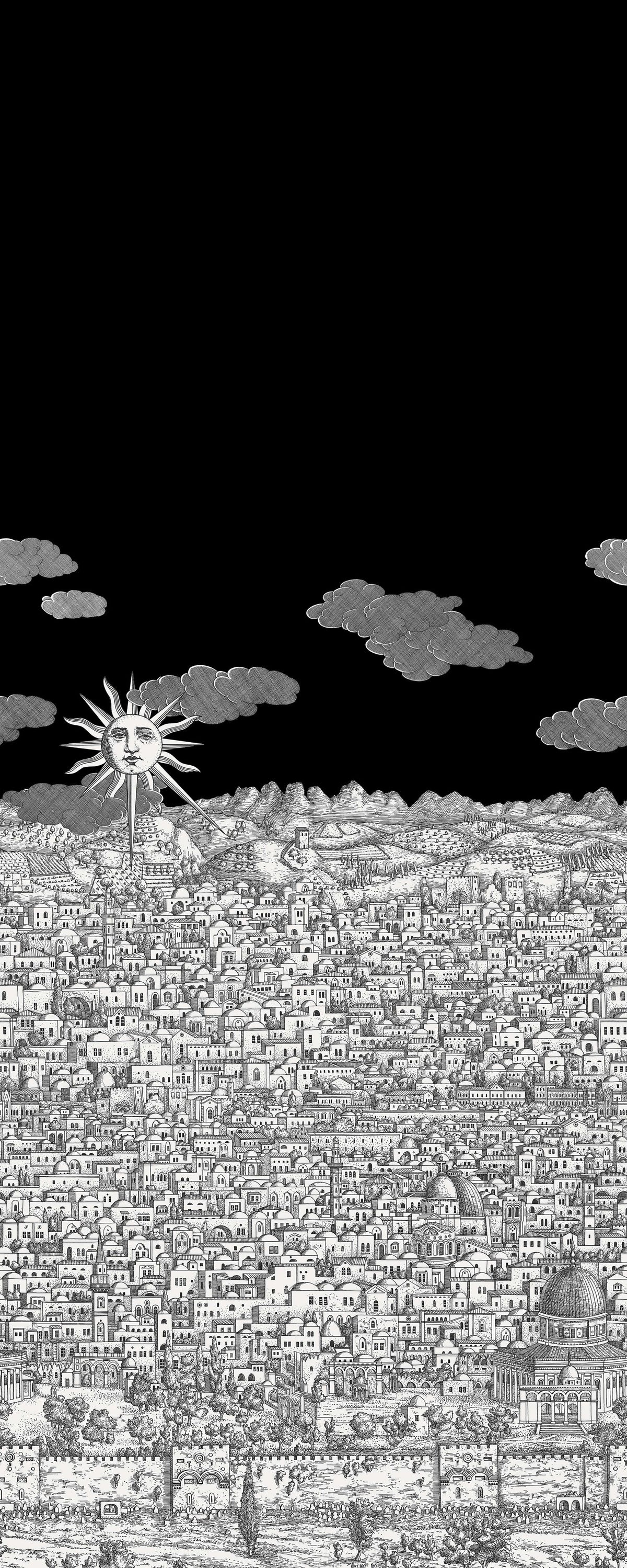 Vista Mediterranea 123/3012 paneelitapetti  L140xK350cm